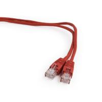Gembird PP12-1M/R Netzwerkkabel Rot Cat5e U/UTP (UTP)