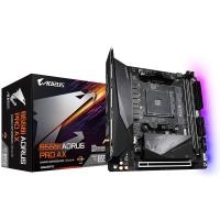 GIGABYTE B550I AORUS PRO AX Mainboard – AMD Ryzen 5000 CPUs, 8 Phasen VRM, bis zu 5300 MHz DDR4, 1xPCIe 4.0 + 1xPCIe 3.0 M.2, Wi-Fi 6E, 2.5GbE LAN, USB 3.2 Gen 2