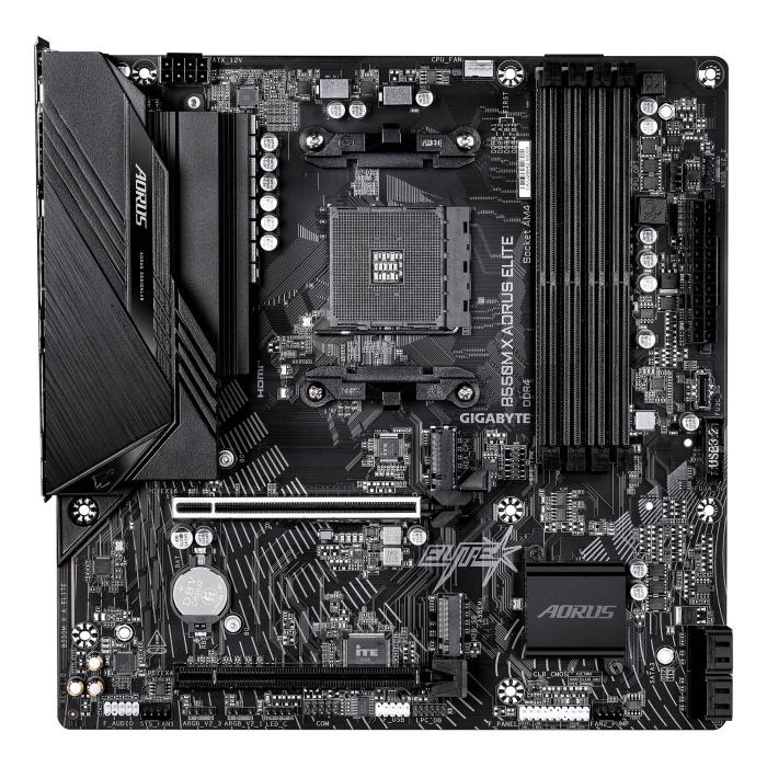 GIGABYTE B550M X AORUS ELITE Mainboard — Bild 2 von 8