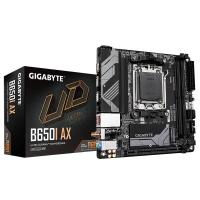 GIGABYTE B650I AX Mainboard - AMD Ryzen 9000er-Serie, 5+2+1 Phasen VRM, bis zu 6400 MHz DDR5 (OC), 1xPCIe 4.0 M.2, 2,5 GbE LAN, WIFI 6E, USB 3.2 Gen 2