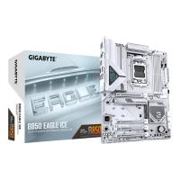 GIGABYTE B850 EAGLE ICE Mainboard – AMD Ryzen 9000 Serien-Prozessoren, 8+2+2 Phasen Digital-VRM, bis zu 8200 MHz DDR5 (O.C), 1 x PCIe 5.0 M.2 + 2 x PCIe 4.0 M.2, 2.5 GbE LAN, USB 3.2 Gen 2