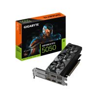 GIGABYTE GeForce RTX 5050 OC Low Profile 8G Grafikkarte - 8GB GDDR6, 128bit, PCI-E 5.0, 2587MHz Kerntakt, 2 x DP, 2 x HDMI, NVIDIA DLSS 4, GV-N5050OC-8GL