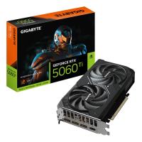 GIGABYTE GeForce RTX 5060 Ti WINDFORCE MAX OC 16G Grafikkarte – 16 GB GDDR7, 128 Bit, PCI-E 5.0, 2587 MHz Kernfrequenz, 3 x DisplayPort, 1 x HDMI, NVIDIA DLSS 4, GV-N506TWF2MAX OC-16GD