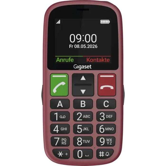 Gigaset GL30 5,59 cm (2.2'') 106 g Rot Seniorentelefon — Bild 5 von 8