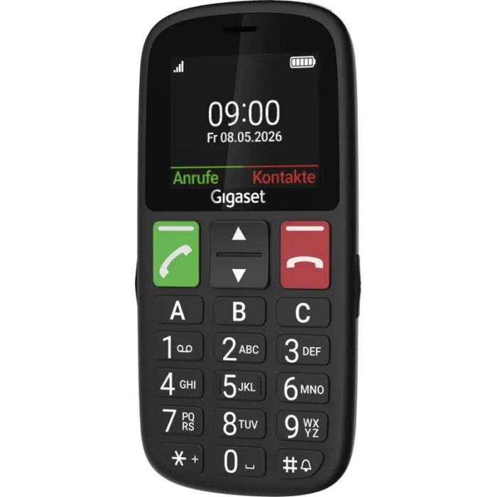 Gigaset GL30 5,59 cm (2.2'') 106 g Schwarz Seniorentelefon — Bild 11 von 14