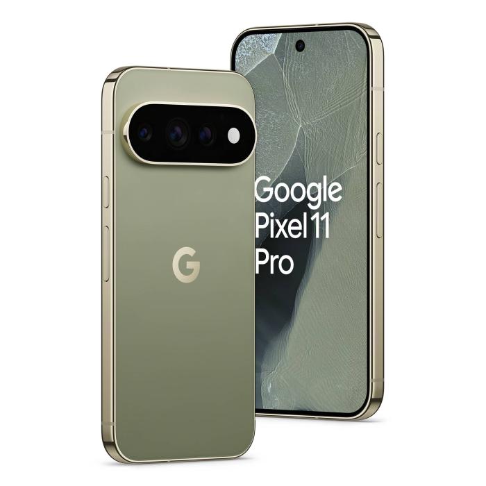 Google Pixel 11 Pro Dual-SIM Android 17 5G USB Typ-C 12 GB 256 GB 4850 mAh Olive — Bild 6 von 8