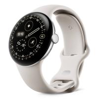 Google Pixel Watch 4 AMOLED 41 mm Digital Touchscreen Silber WLAN GPS
