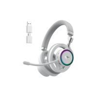 Havit Fuxi-H8 (White) Kopfhörer Verkabelt & Kabellos Kopfband Gaming USB Typ-C Bluetooth Weiß