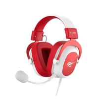 Havit H2002d Kopfhörer Kabelgebunden Kopfband Gaming Rot, Weiß