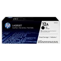 HP 12A 2er-Pack Schwarz Original LaserJet Tonerkartuschen