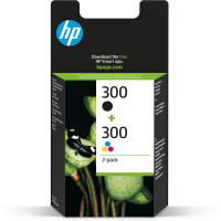 HP 300 2er-Pack Schwarz/Cyan/Magenta/Gelb Original Druckerpatronen
