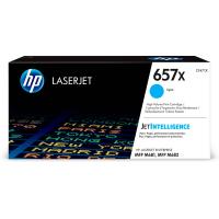 HP 657X Cyan Original LaserJet Tonerkartusche mit hoher Reichweite