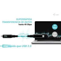 i-tec Thunderbolt 4/USB4 Class Pro Cable 240W with LCD (40 Gbps, 150 cm), bild 18 von 18 ansehen