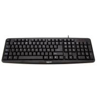 iggual CK-BASIC-105T Tastatur Universal USB QWERTY Spanisch Schwarz