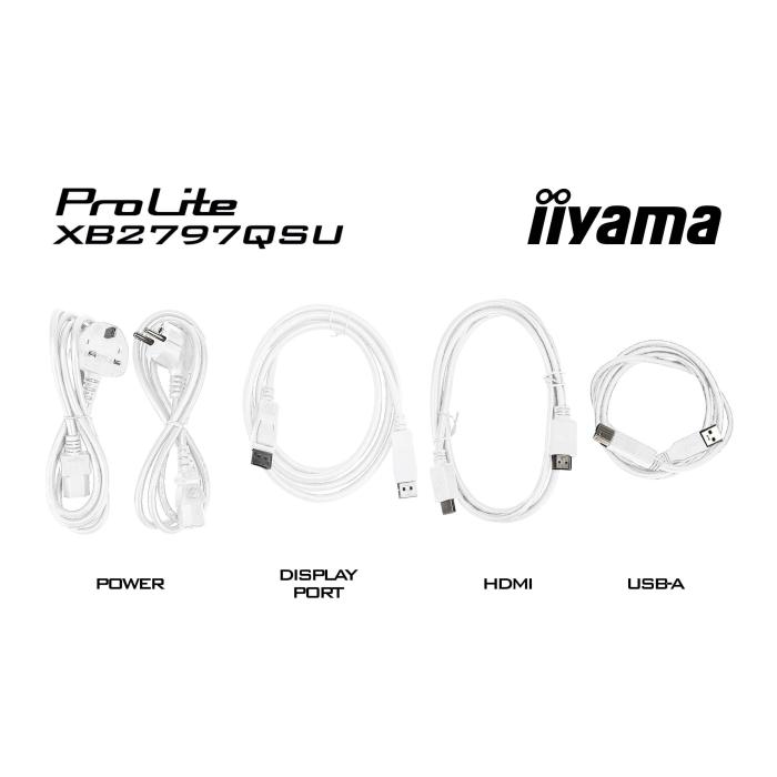 iiyama ProLite XB2797QSU-W1 Computerbildschirm 68,6 cm (27'') 2560 x 1440 Pixel Quad HD Weiß — Bild 52 von 52