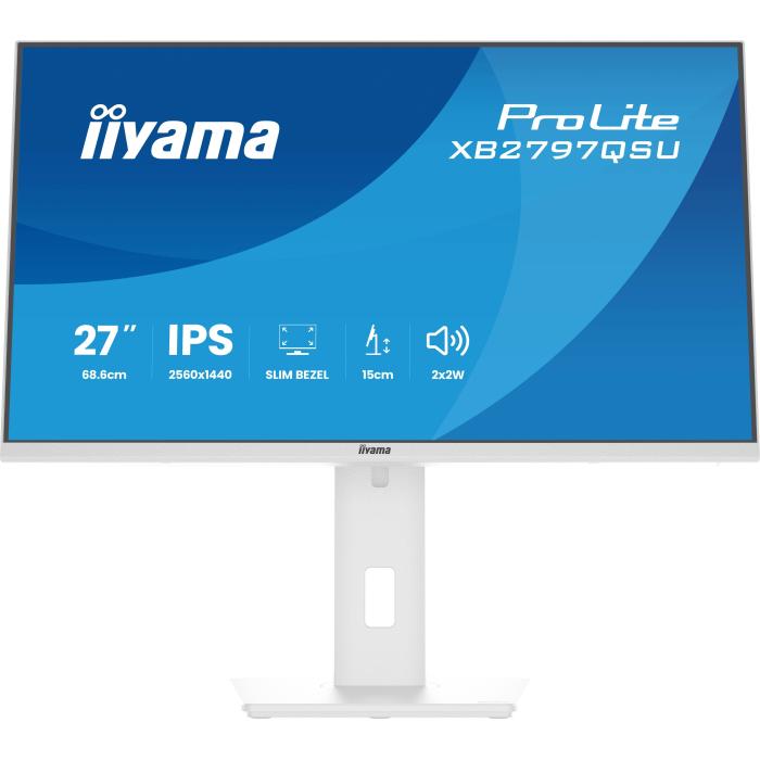 iiyama ProLite XB2797QSU-W1 Computerbildschirm 68,6 cm (27'') 2560 x 1440 Pixel Quad HD Weiß — Bild 5 von 52