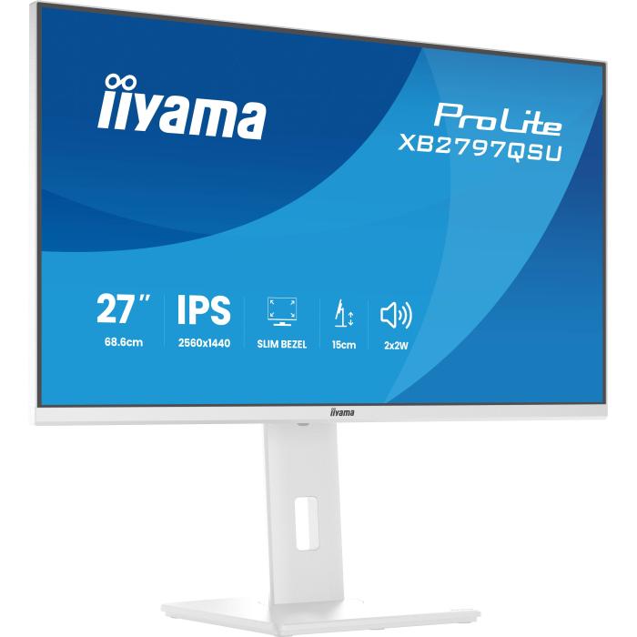 iiyama ProLite XB2797QSU-W1 Computerbildschirm 68,6 cm (27'') 2560 x 1440 Pixel Quad HD Weiß — Bild 27 von 52