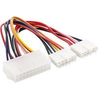 InLine Stromadapter intern, 20pol ATX-NT zu P8/P9 AT-Mainboard, 0,20m