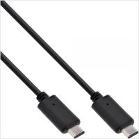 InLine USB 3.1 Typ C, 1m USB Kabel USB 3.2 Gen 2 (3.1 Gen 2) USB C Schwarz