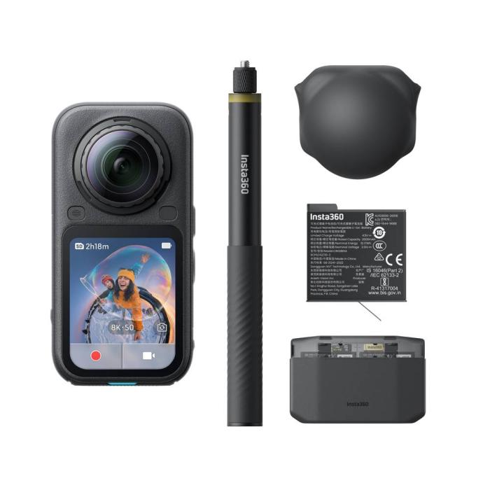 Insta360 X6 Essentials Bundle Actionsport-Kamera 8K Ultra HD 25,4 / 1,1 mm (1 / 1.1'') 195 g — Bild 9 von 16