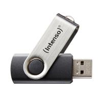 Intenso Basic Line USB-Stick 8 GB USB Typ-A 2.0 Schwarz, Silber