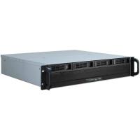 Inter-Tech IPC 2U-2404S Rack Schwarz, Silber