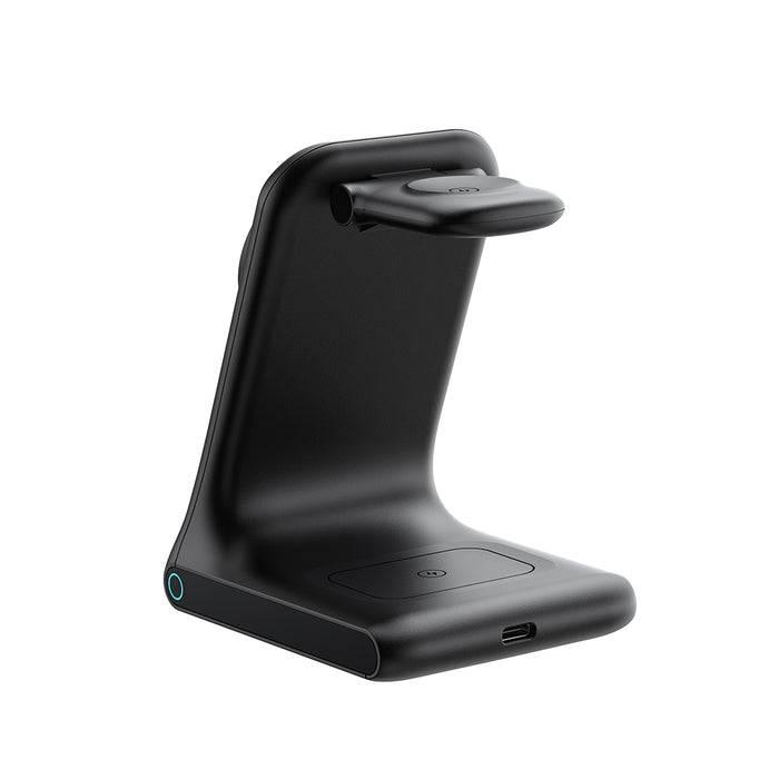 JOYROOM JR-W15 Ladegerät für Mobilgeräte Smartwatch, Smartphone, Kopfhörer Schwarz USB Kabelloses Aufladen Schnellladung — Bild 5 von 10
