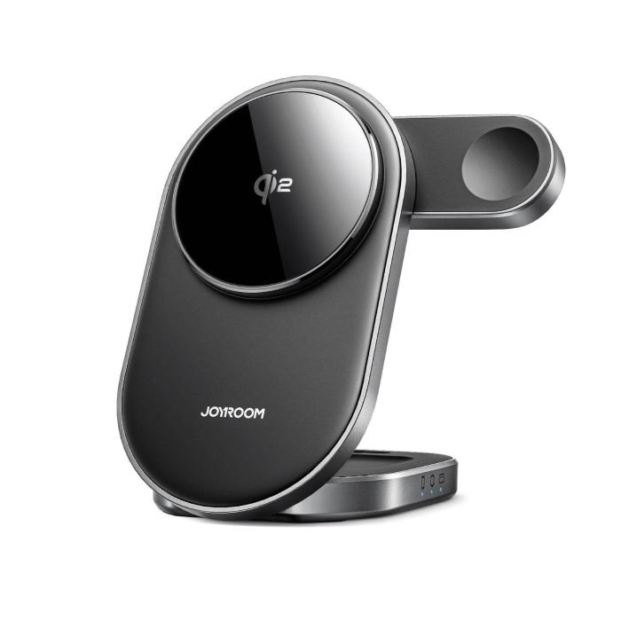 JOYROOM JR-W17 Ladegerät für Mobilgeräte Smartphone, Uhr, Kopfhörer Schwarz Erdmagnetfeld Kabelloses Aufladen Drinnen — Bild 3 von 4