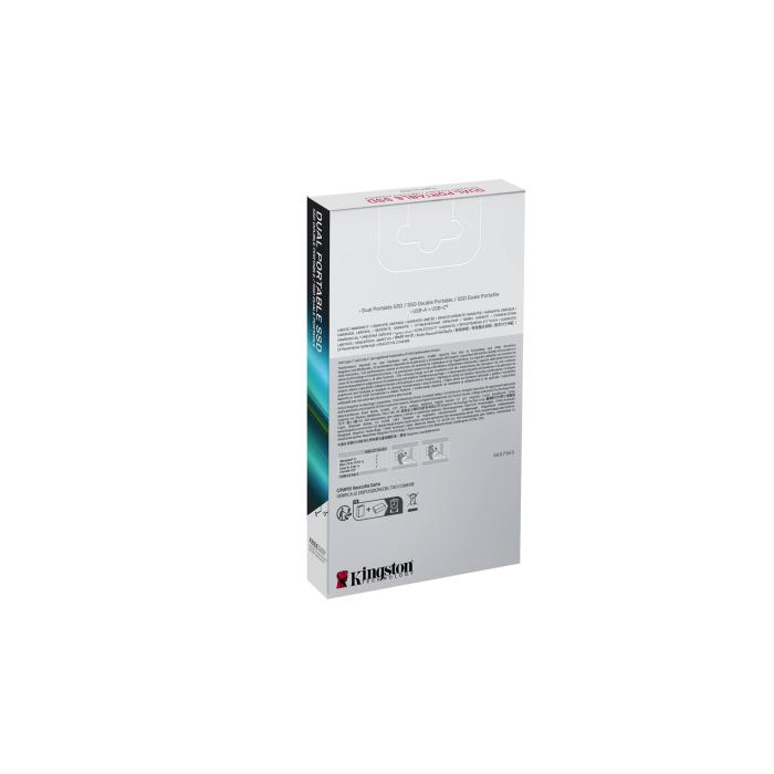 Kingston Technology 2TB Tragbare SSD mit Dual USB-A/C, bis zu 1050MB/s USB 3.2 Gen 2 — Bild 6 von 36