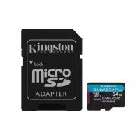 Kingston Technology Canvas Go! Plus 64GB microSDXC Canvas Go Plus 170R A2 U3 V30 Speicherkarte + Adapter