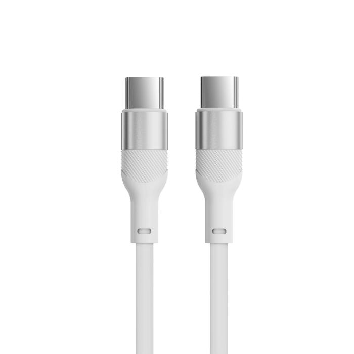 Ksix BCL060WAS01 USB Kabel USB 2.0 1 m USB C Weiß — Bild 4 von 4