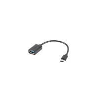 Lanberg AD-OTG-UC-01 USB Kabel USB 2.0 0,15 m USB A USB C Schwarz
