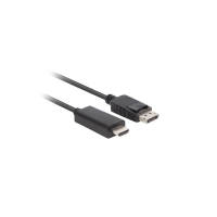 Lanberg CA-DPHD-11CC-0050-BK Kabeladapter DisplayPort HDMI Schwarz