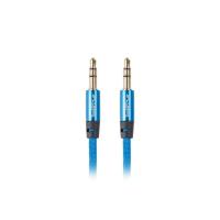 Lanberg CA-MJMJ-10CU-0010-BL Audio-Kabel 1 m 3.5mm Blau