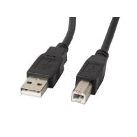 Lanberg CA-USBA-11CC-0010-BK USB Kabel USB 2.0 1 m USB B Schwarz