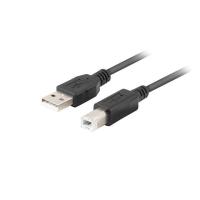 Lanberg CA-USBA-15CU-0010-BK USB Kabel USB 2.0 1 m USB B Schwarz
