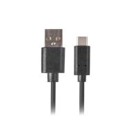 Lanberg CA-USBO-20CU-0010-BK USB Kabel USB 2.0 1 m USB A USB C Schwarz