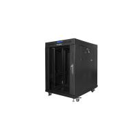 Lanberg FF01-8015-12BL Rack 15U Freistehendes Gestell Schwarz