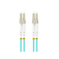 Lanberg FO-LULU-MD31-0010-TQ InfiniBand/Glasfaserkabel 1 m LC Aqua-Farbe