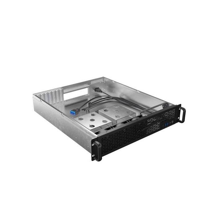 Lanberg SC01-5202-12B Modulares Servergehäuse Rack (2U) 0 GB — Bild 15 von 24