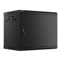 Lanberg WF01-6409-00B Rack 9U Wandmontiertes Regal Schwarz