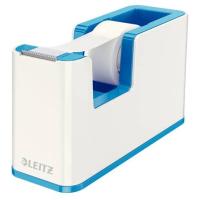 Leitz 53641036 Klebefilm-Abroller Polystyrene Blau, Metallisch