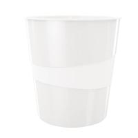 Leitz WOW Waste Bin Polystyrene Weiß