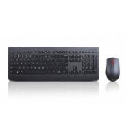 Lenovo 4X30H56823 Tastatur Maus enthalten Büro RF Wireless Spanisch Schwarz