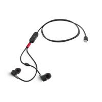 Lenovo 4XD1C99220 Kopfhörer & Headset Kabelgebunden im Ohr Musik/Alltag USB Typ-C Schwarz