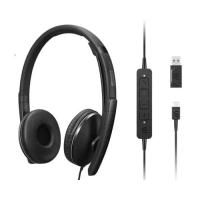 Lenovo 4XD1M39029 Kopfhörer & Headset Kabelgebunden Kopfband USB Typ-C Schwarz