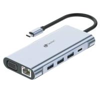 Leotec LEDS01 laptop-dockingstation & portreplikator Andocken Grau