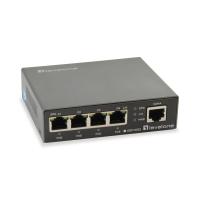LevelOne GEP-0523 Netzwerk-Switch Gigabit Ethernet (10/100/1000) Power over Ethernet (PoE) Schwarz