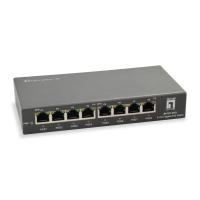 LevelOne GEP-0823 Netzwerk-Switch Gigabit Ethernet (10/100/1000) Power over Ethernet (PoE) Schwarz