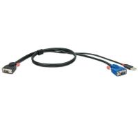 Lindy 33772 VGA-Kabel 3 m VGA (D-Sub) Schwarz